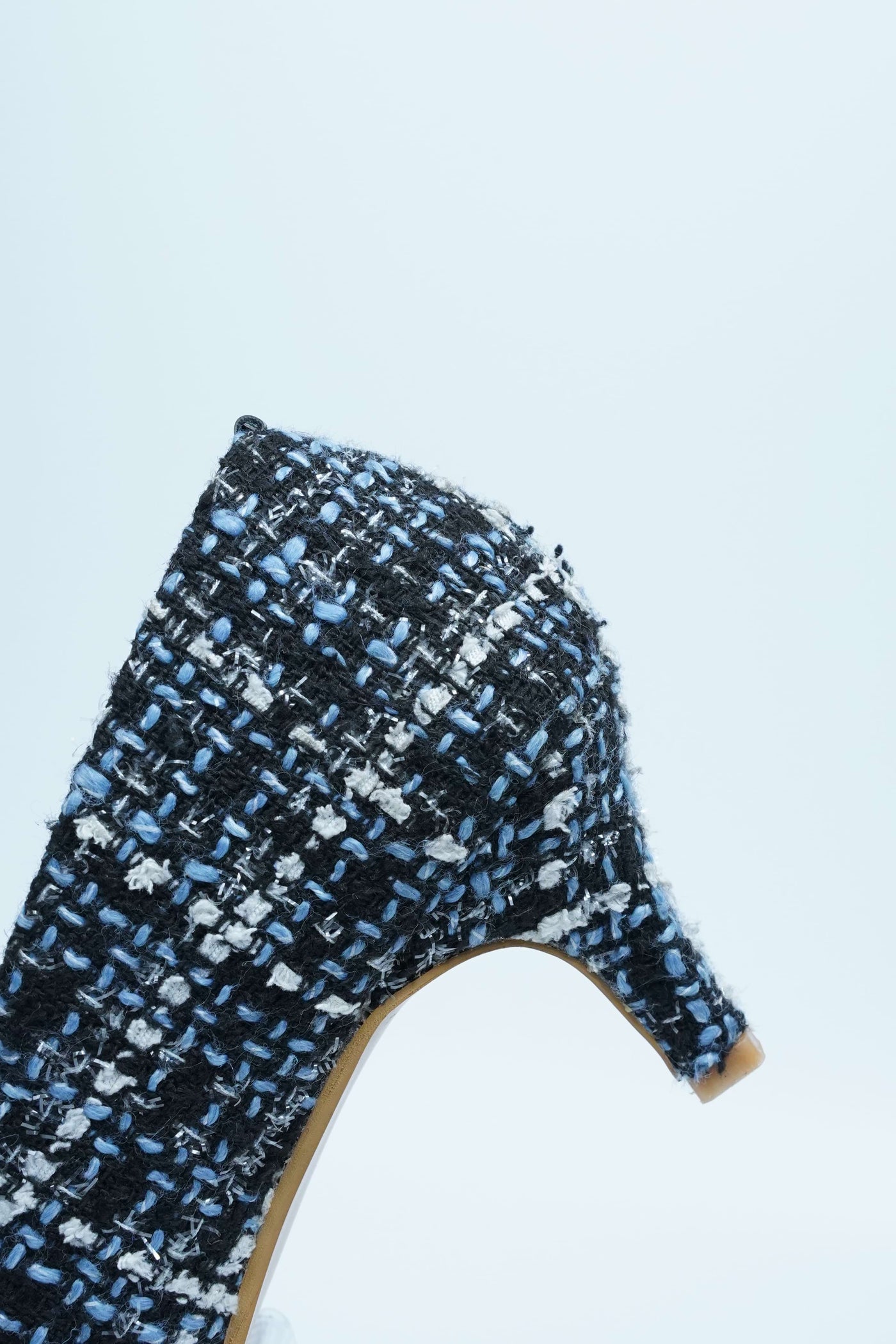 Blue Shadow Tweed heels