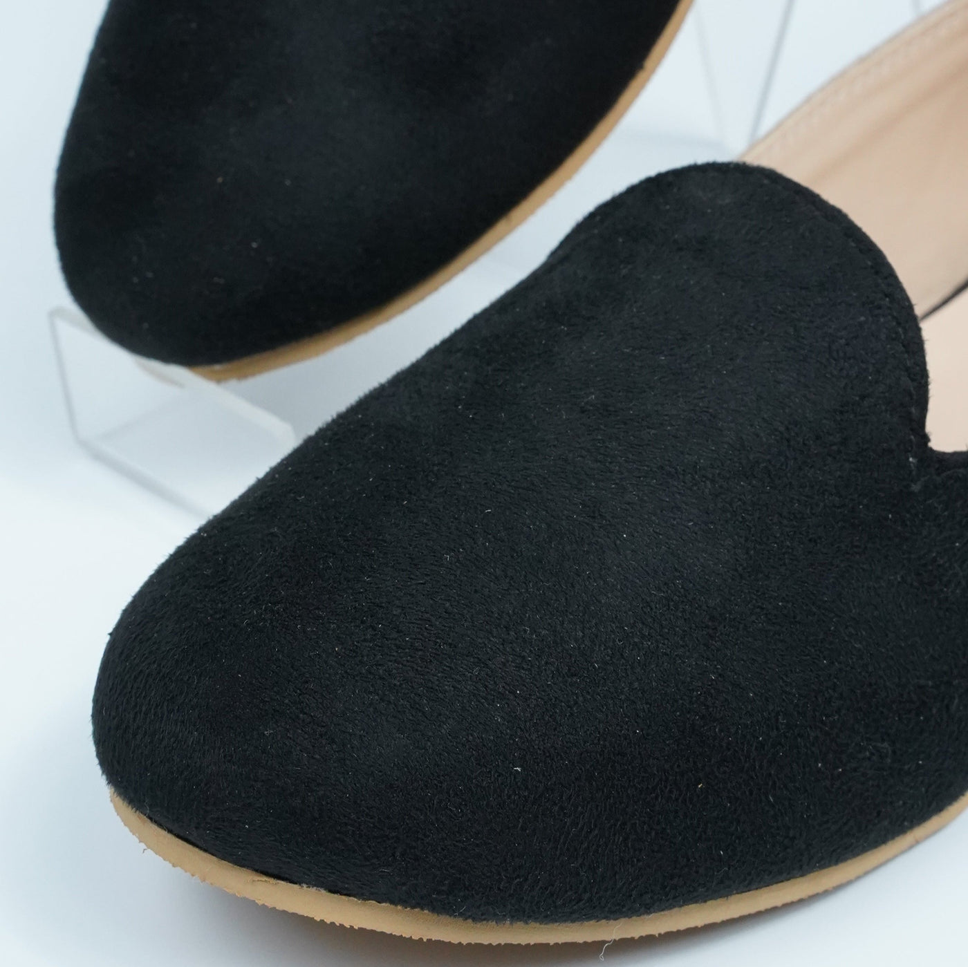 Shimmer Jet black loafers