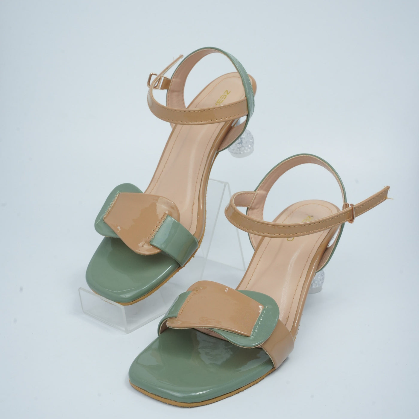 Soft Stroll Heels (Olive)