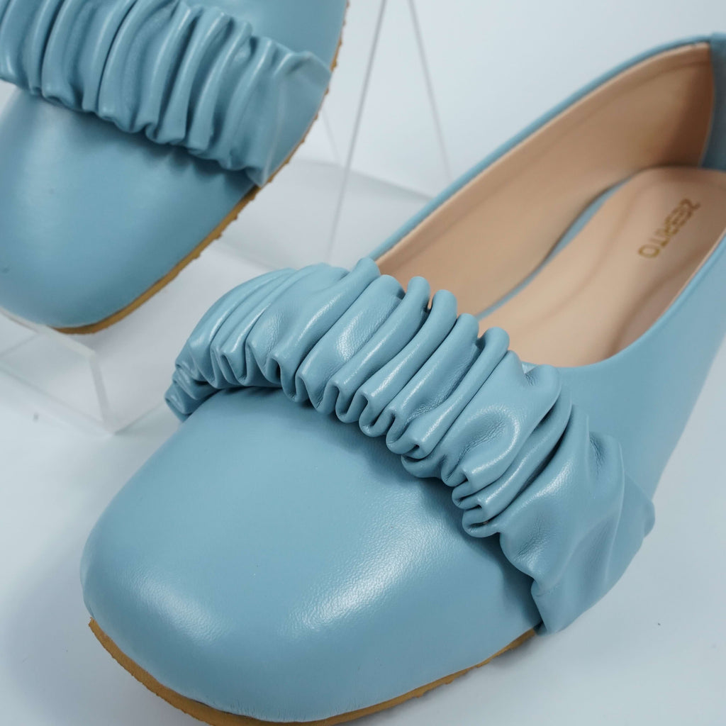 Ruched Sky Pumps