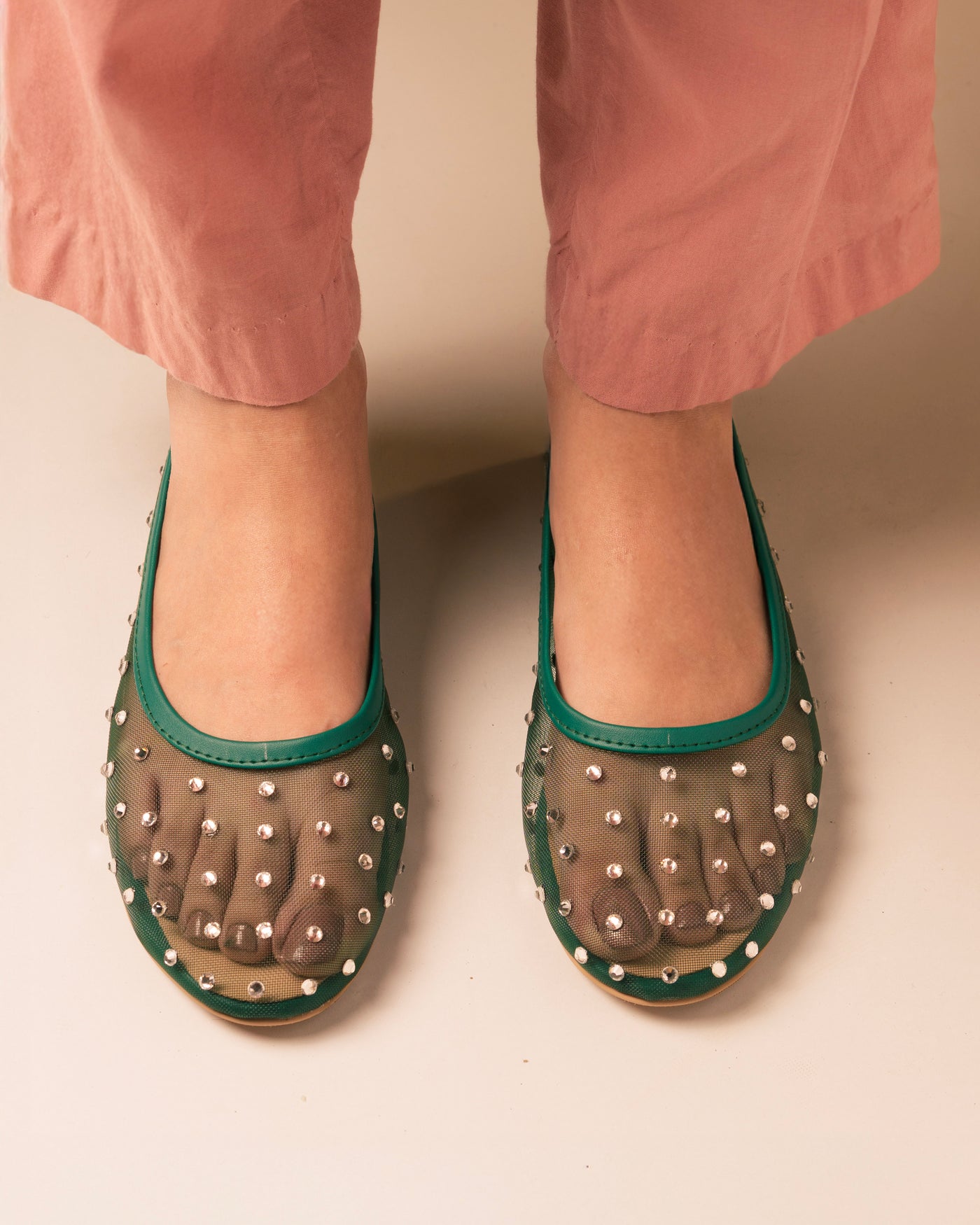 Crystal Greeno Pumps