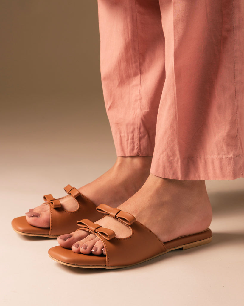 Mustard Charm Flats