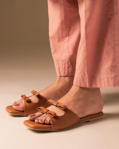 Mustard Charm Flats