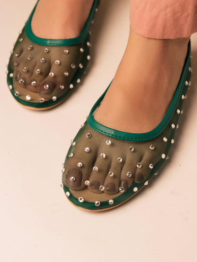 Crystal Greeno Pumps