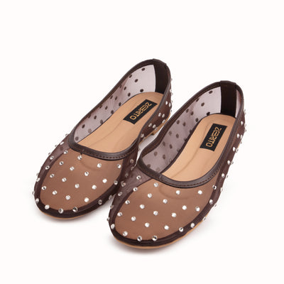 Crystal Choco Pumps