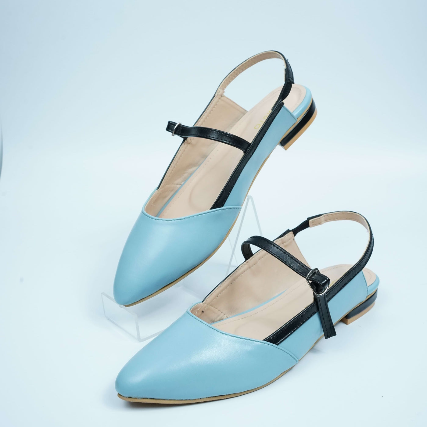 Poise Blue Slingbacks